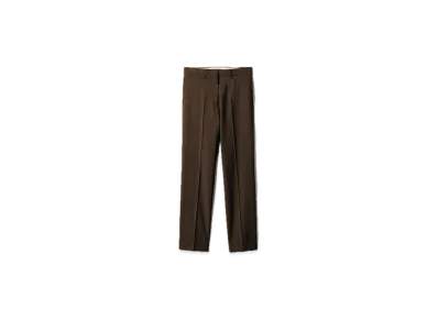 MIU MIU Superfine Wool Pants "Peat Brown"