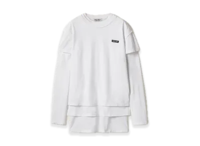 MIU MIU 3-Pack Jersey Tee "White"