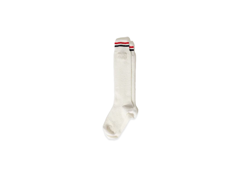 MIU MIU Cotton Socks "White/Red/Blue"