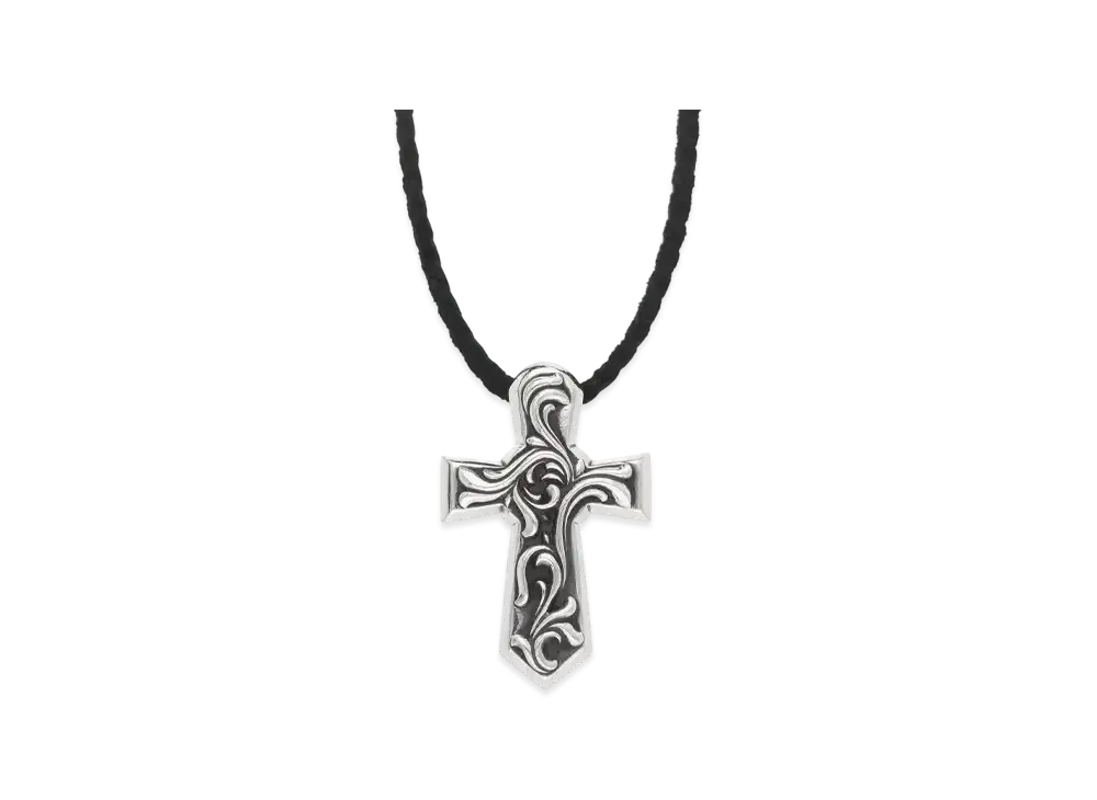 クロムハーツ バルカンクロス スモール ペンダント "シルバー"