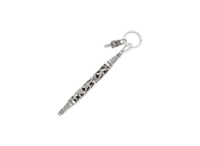 Chrome Hearts Large Roller Dagger Charm Keyring "Silver"