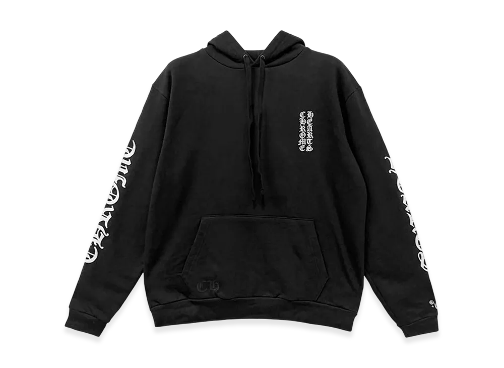 Chrome Hearts 1988 Vertical Logo Pullover Hoodie "Black"