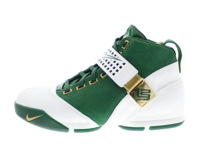 Nike LeBron 5 "Gorge Green/White-Metallic Gold"