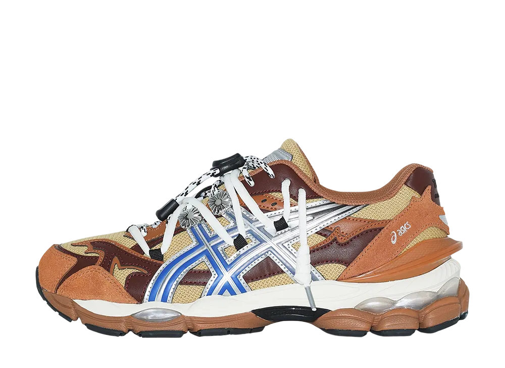 トーガ × アシックス ゲルキュムラス16 TG "ブラウン/ブルーピュアシルバー"