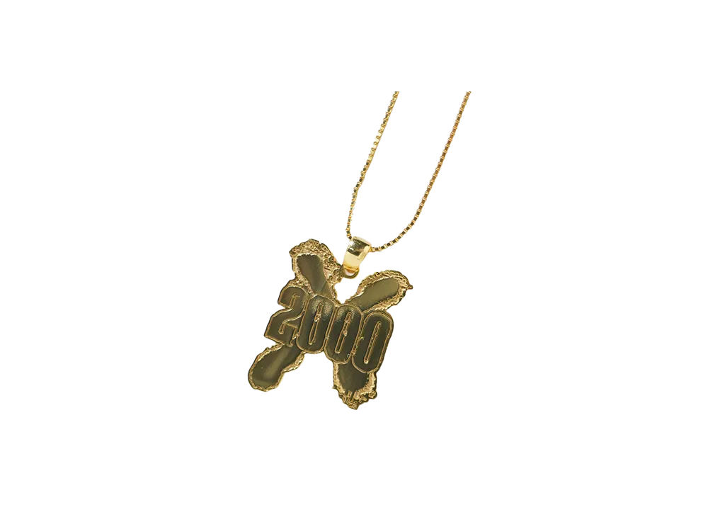 PRO WRESTLING NOAH 25th ANNIV \ 89xiitokyo TEAM 2000X GOLD NECKLACE "GOLD"