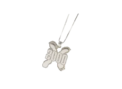 PRO WRESTLING NOAH 25th ANNIV \ 89xiitokyo TEAM 2000X SILVER NECKLACE "SILVER"