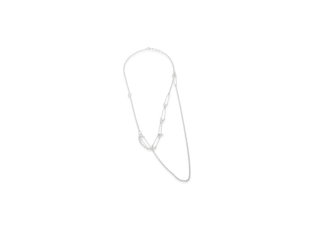 Ground Y x CHAINSAW MAN Collaborate Collection Chainsaw Pin Necklace "Silver"