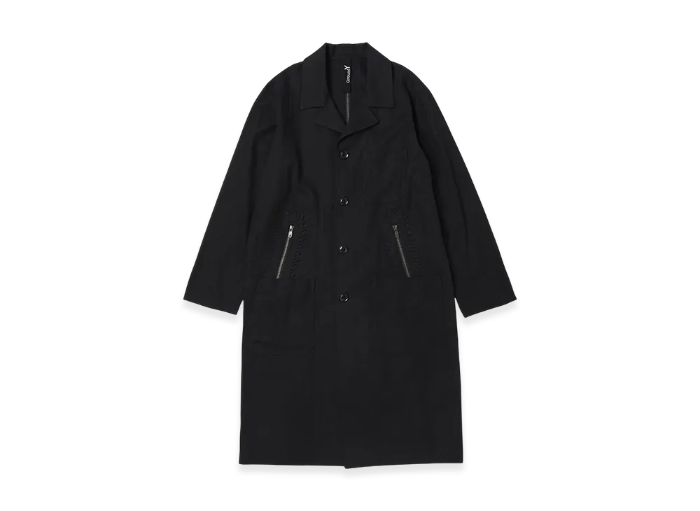 グラウンドワイ x チェンソーマン コラボレートコレクション チェーンソーテープ コート "ブラック"