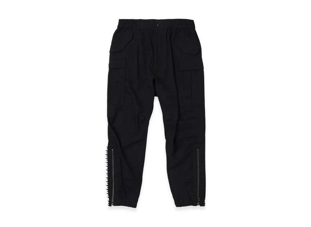 Ground Y x CHAINSAW MAN Collaborate Collection Chainsaw Tape Pants "Black"