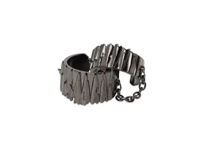 Ground Y x CHAINSAW MAN Collaborate Collection Chainsaw Double Ring "Black"