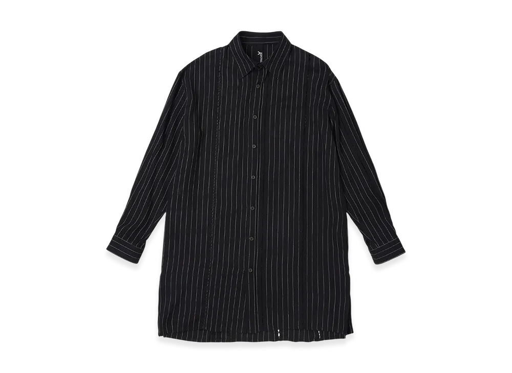 Ground Y x CHAINSAW MAN Collaborate Collection Chainsaw Stripe Shirt "Black"