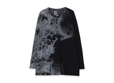 Ground Y x CHAINSAW MAN Collaborate Collection Chainsaw Damage T-Shirt "Black"