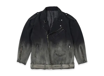 Ground Y x CHAINSAW MAN Collaborate Collection Bleach Wash Chainsaw Riders "Black"