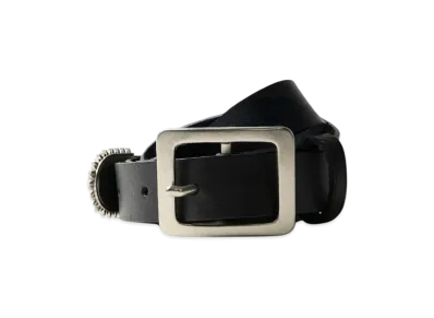 Ground Y x CHAINSAW MAN Collaborate Collection Chainsaw Leather Belt Slim Ver "Black"