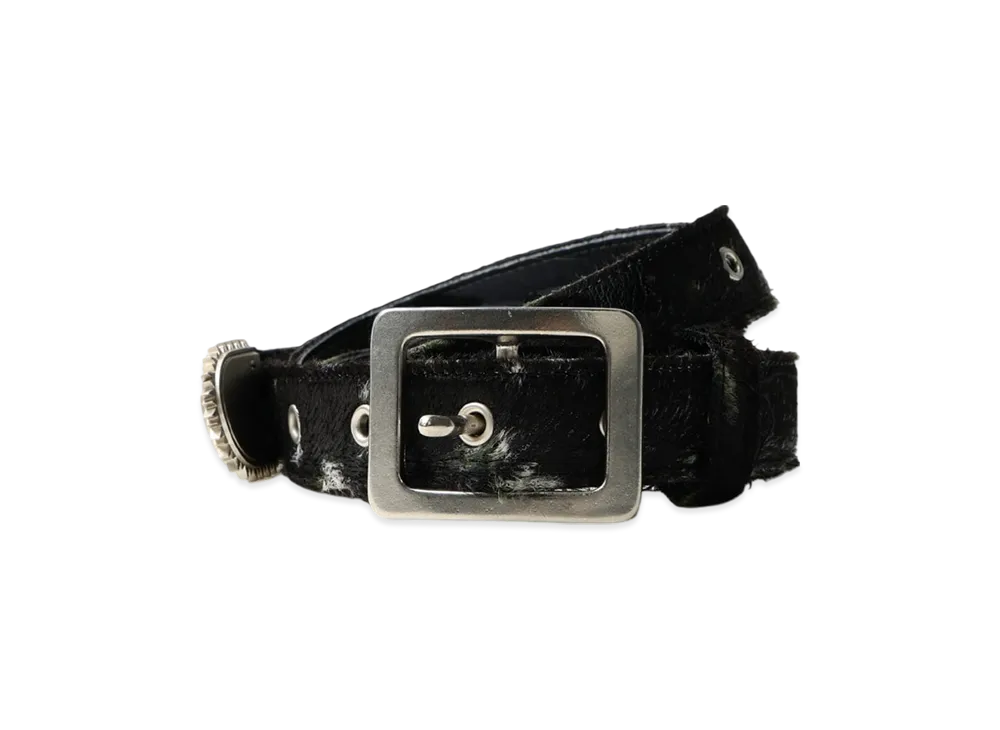 Ground Y x CHAINSAW MAN Collaborate Collection Chainsaw Hair Calf Belt Slim Ver "Khaki"