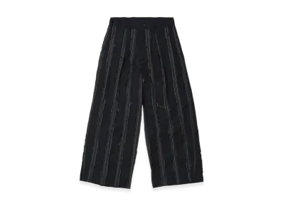 Ground Y x CHAINSAW MAN Collaborate Collection Chainsaw Opal Finishing Wide Pants "Black"