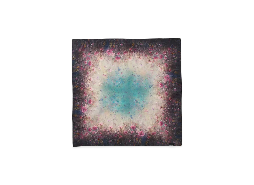 Ground Y x CHAINSAW MAN Collaborate Collection Bomb And Flower Handkerchief "Yellow/Blue"