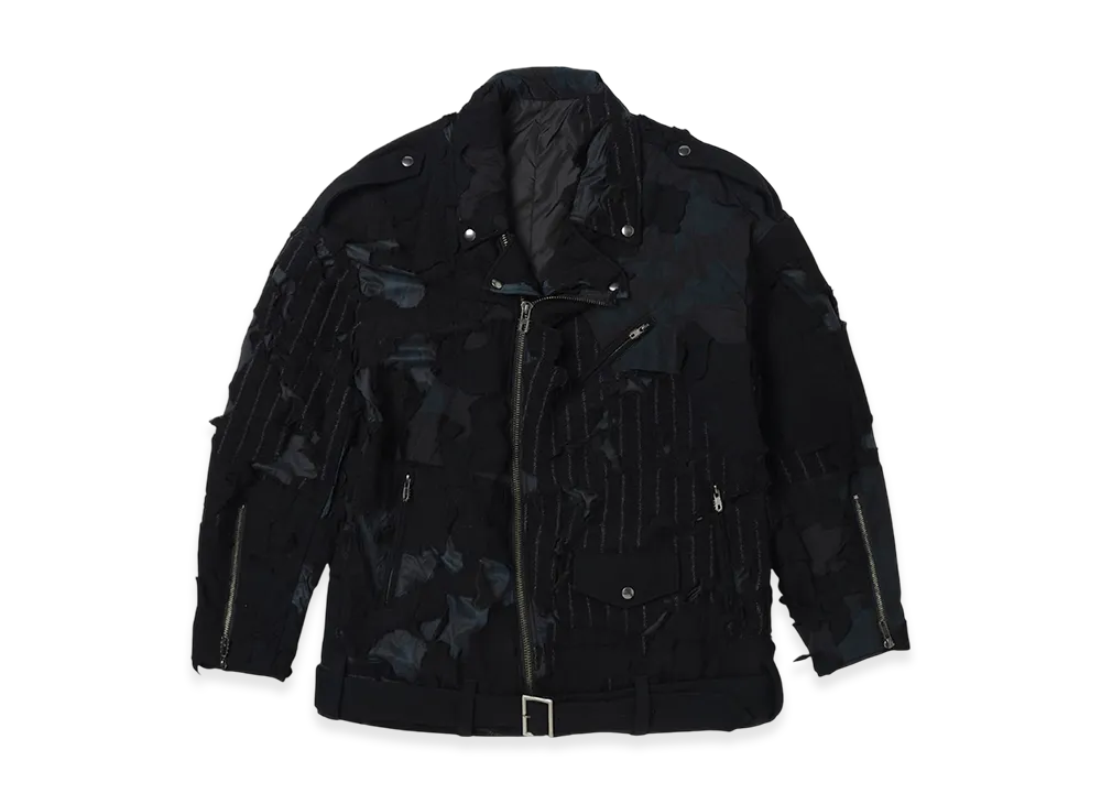 Ground Y x CHAINSAW MAN Collaborate Collection Explosion Camouflage Riders "Black"