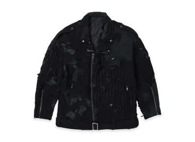 Ground Y x CHAINSAW MAN Collaborate Collection Explosion Camouflage Riders "Black"