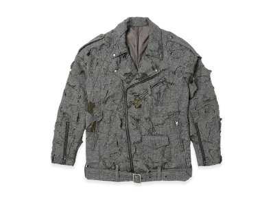 Ground Y x CHAINSAW MAN Collaborate Collection Explosion Camouflage Riders "Gray"