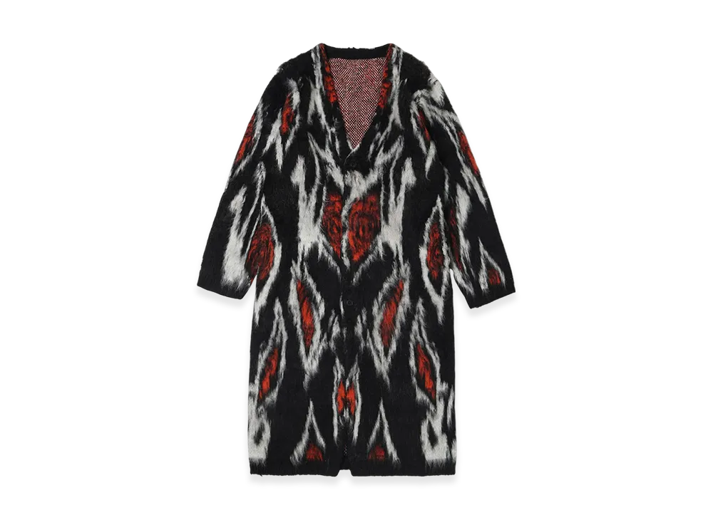 Ground Y x CHAINSAW MAN Collaborate Collection Fox Devil Eyes Cardigan "Orange"