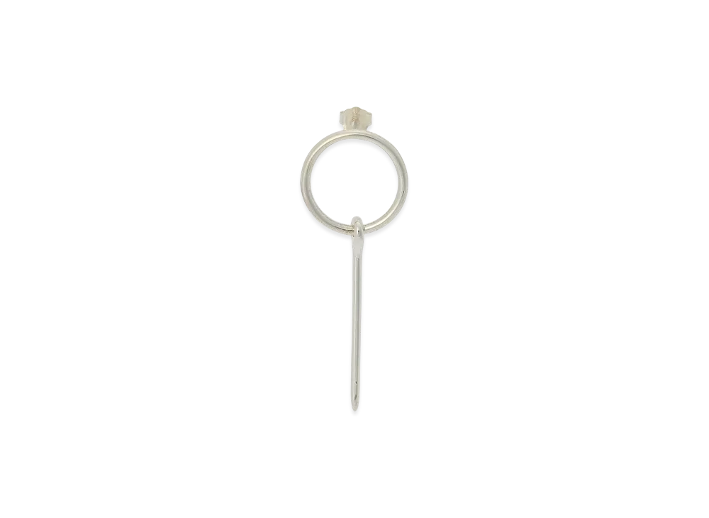 Ground Y x CHAINSAW MAN Collaborate Collection Grenade Pin Earring "Silver"