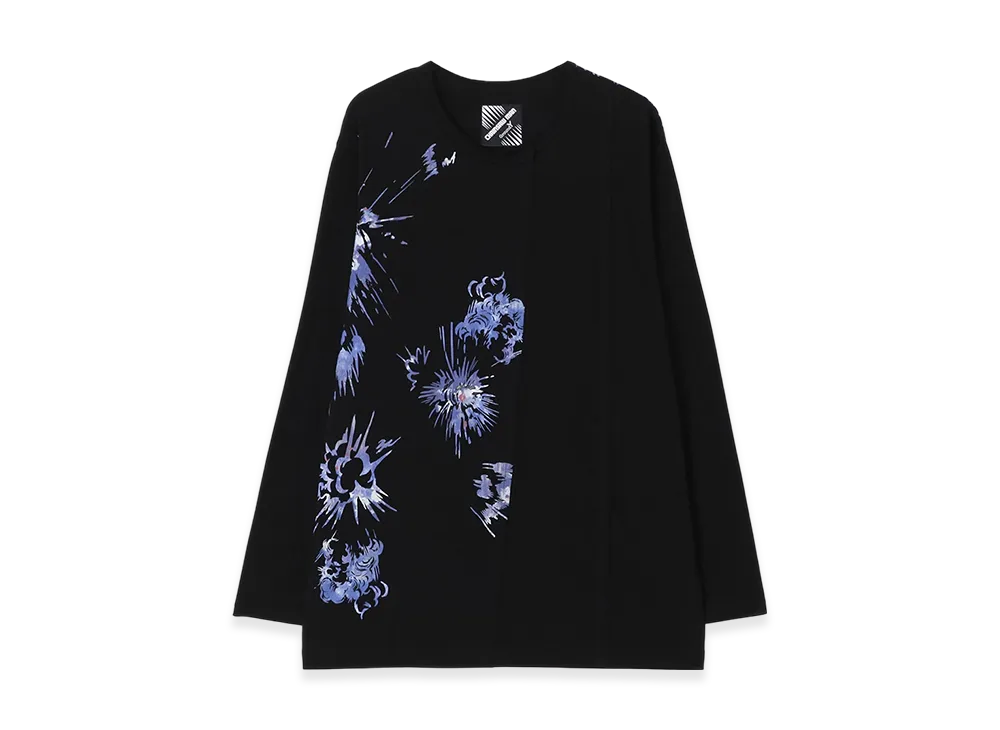 Ground Y x CHAINSAW MAN Collaborate Collection Explosion Reze Switching T-Shirt "Purple"