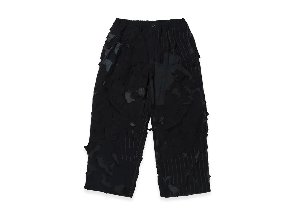 Ground Y x CHAINSAW MAN Collaborate Collection Flower And Bomb Graphic Pants "Black/Blue"