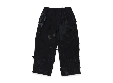 Ground Y x CHAINSAW MAN Collaborate Collection Explosion Camouflage Wide Pants "Black"