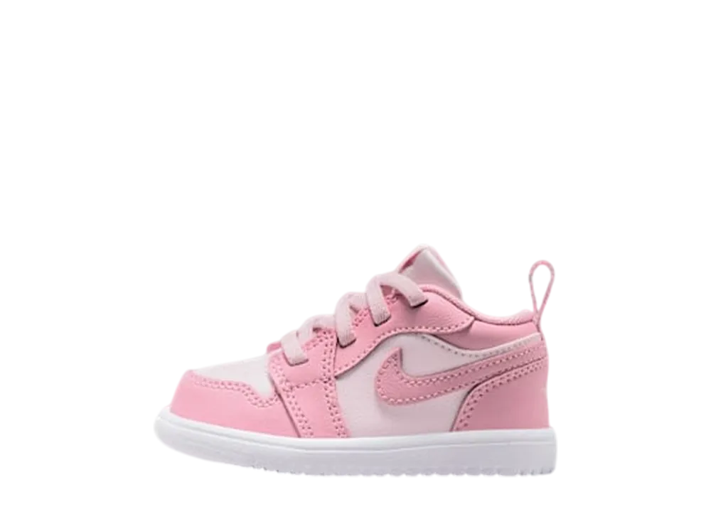 ナイキ TD ジョーダン1 ロー ALT "ミディアムソフトピンク/ホワイト/パールピンク" (キッズ)