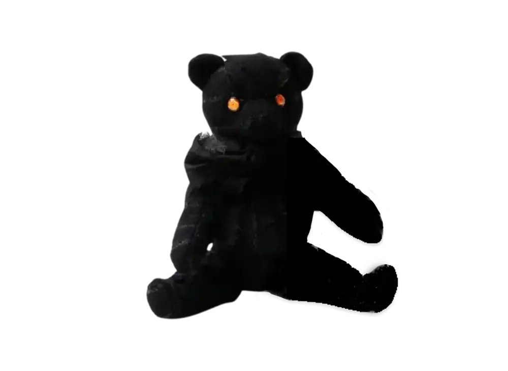 Ground Y x CHAINSAW MAN Collaborate Collection Explosion Teddy Bear "Black"