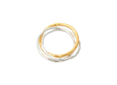 Ground Y x CHAINSAW MAN Collaborate Collection Typhoon Devil Trinity Ring "Silver/Gold"