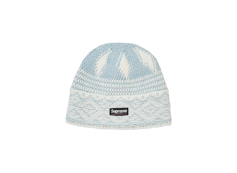 Supreme Diamond Beanie "Light Blue"