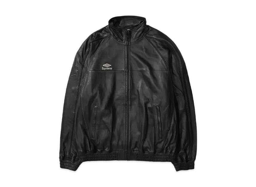 Supreme x Umbro Leather Track Jacket Supreme x Umbro Leather Track Jacket