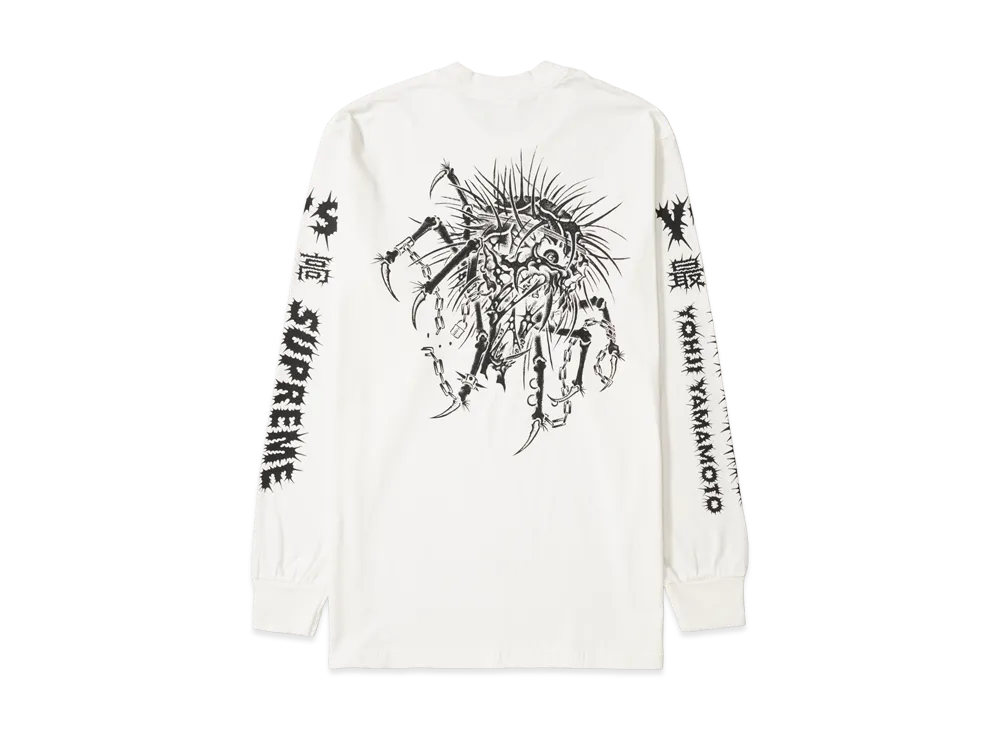 Supreme x Y's by Yohji Yamamoto L/S Tee "White"
