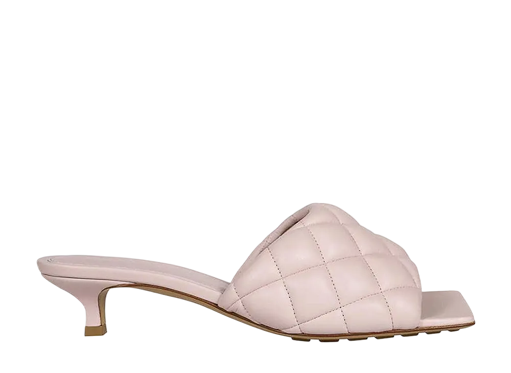 Bottega Veneta Women's Padded Mule "Light Pink"