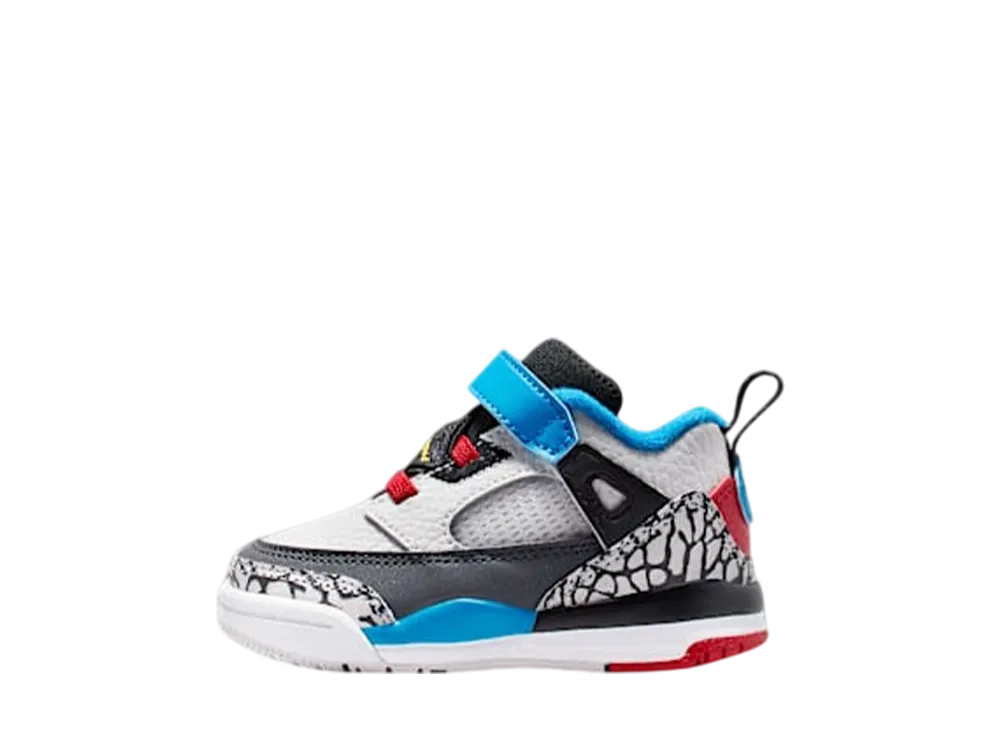 Nike TD Jordan Spizike Low SE "Neutral Grey/Surf Blue/Dark Shadow/Varsity Maize"