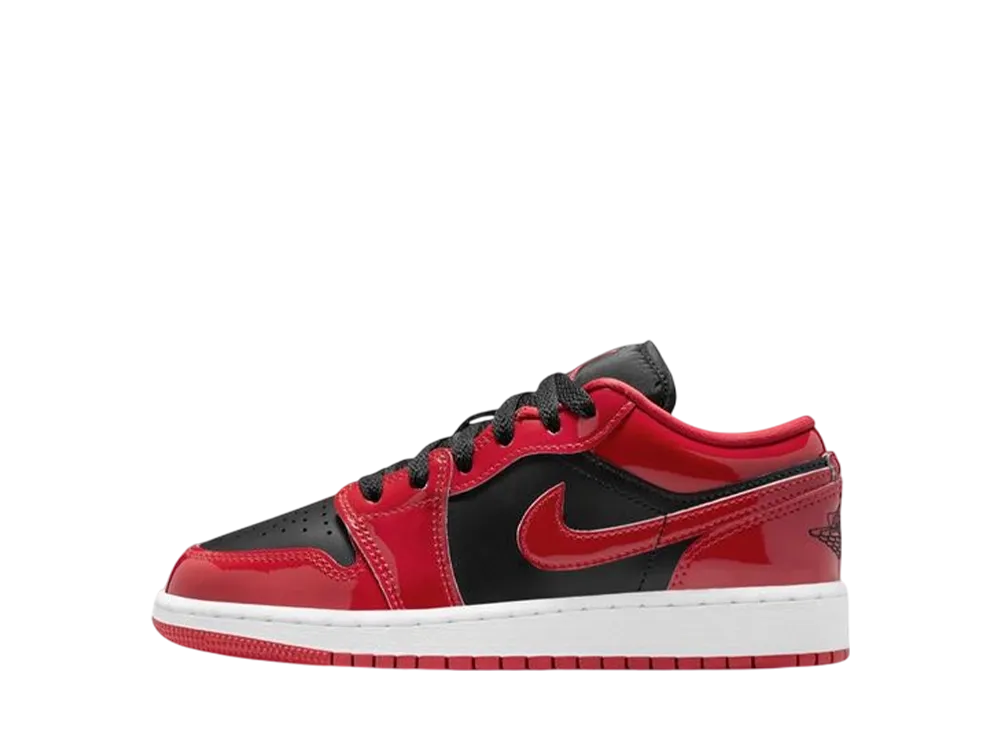 ナイキ GS ジョーダン1 ロー SE  "ブラック/バーシティレッド" (キッズ)