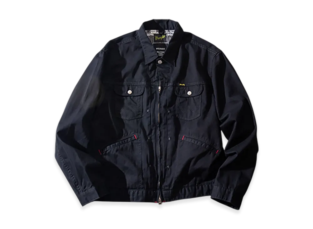 WILDSIDE YOHJI YAMAMOTO x HOLLYWOOD RANCH MARKET x Wrangler 24MJZ Jacket "Black"