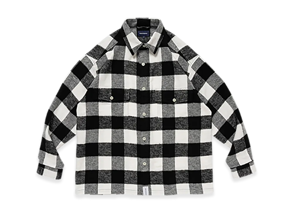 DESCENDANT Vanning Plaid LS Shirt "White"