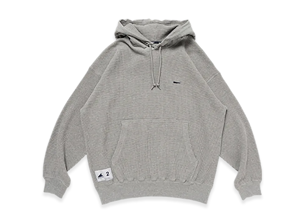 DESCENDANT Cachalot Waffle Hoody "Gray"
