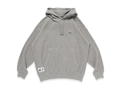 DESCENDANT Cachalot Waffle Hoody "Gray"