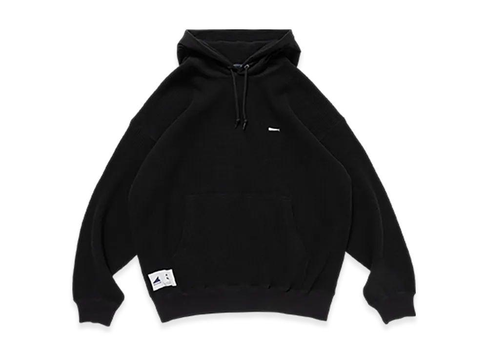 DESCENDANT Cachalot Waffle Hoody "Black"