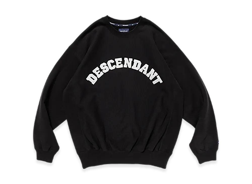 DESCENDANT Breaching Crew Neck "Black"