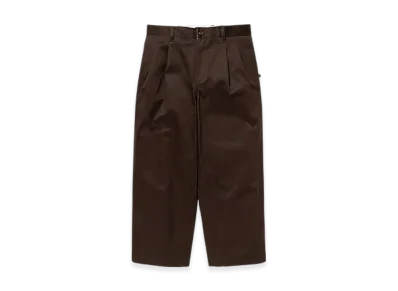 DESCENDANT SF Wide Trousers "Brown"