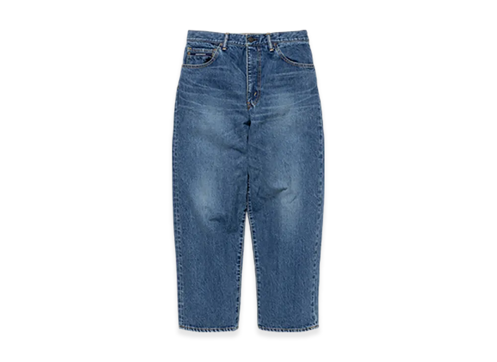 DESCENDANT 1995 Denim Trousers Baggy Light Wash "Indigo"