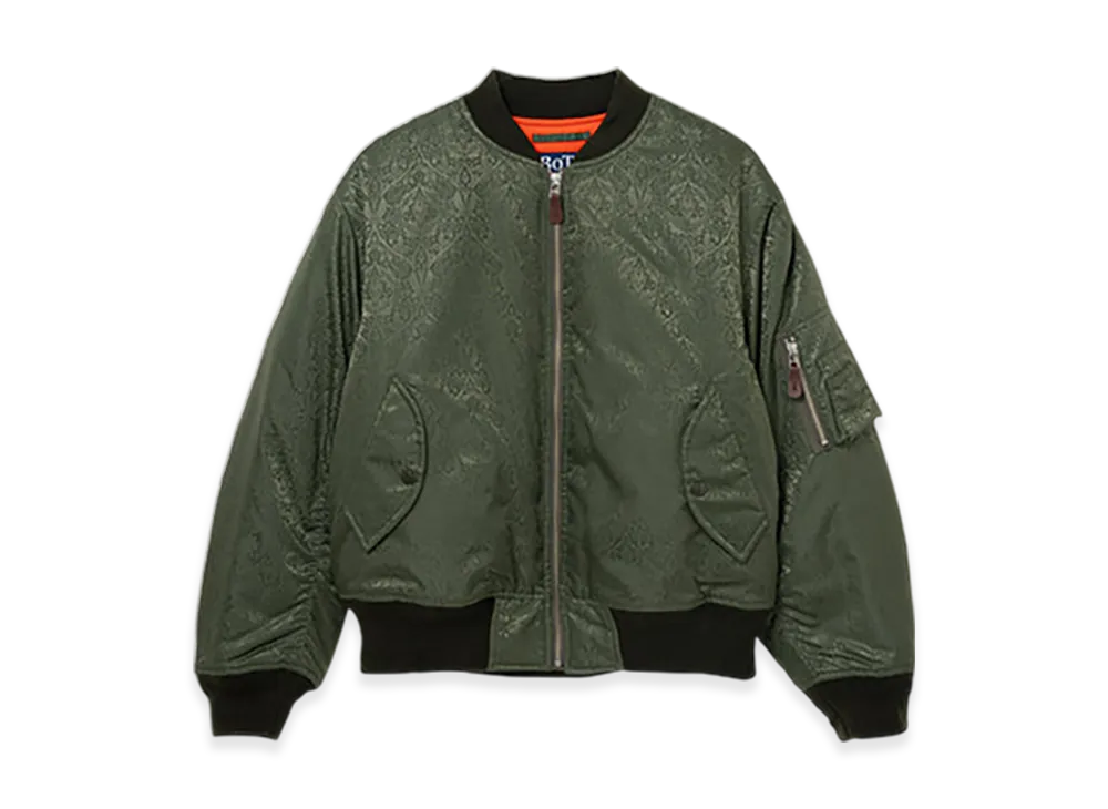 BOTT MA-1ジャケット Mサイズ オリーブグリーン BoTT Jacquard MA-1 Jacket 