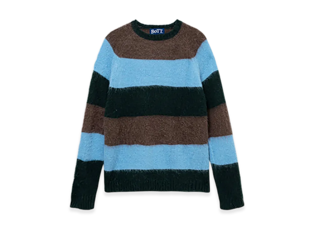 BoTT Striped Mohair Knit "Light Blue"