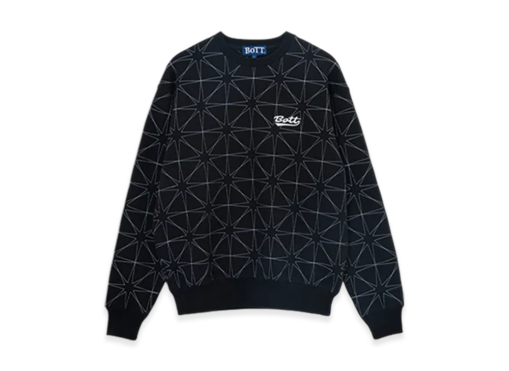 BoTT Sparkle Stitched Crewneck "Black"