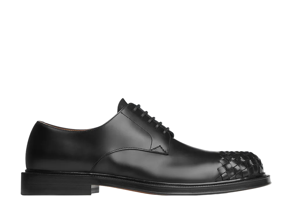 ボッテガヴェネタ ジェームズ レースアップシューズ "ブラック"